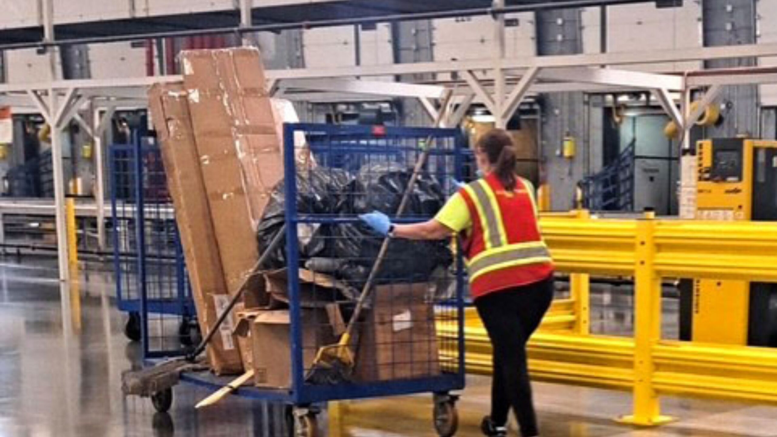Debris and waste management services for warehouses in Atlanta, GA, helping industrial facilities maintain clean, organized, and safe work environments through waste removal, recycling, and ongoing housekeeping.