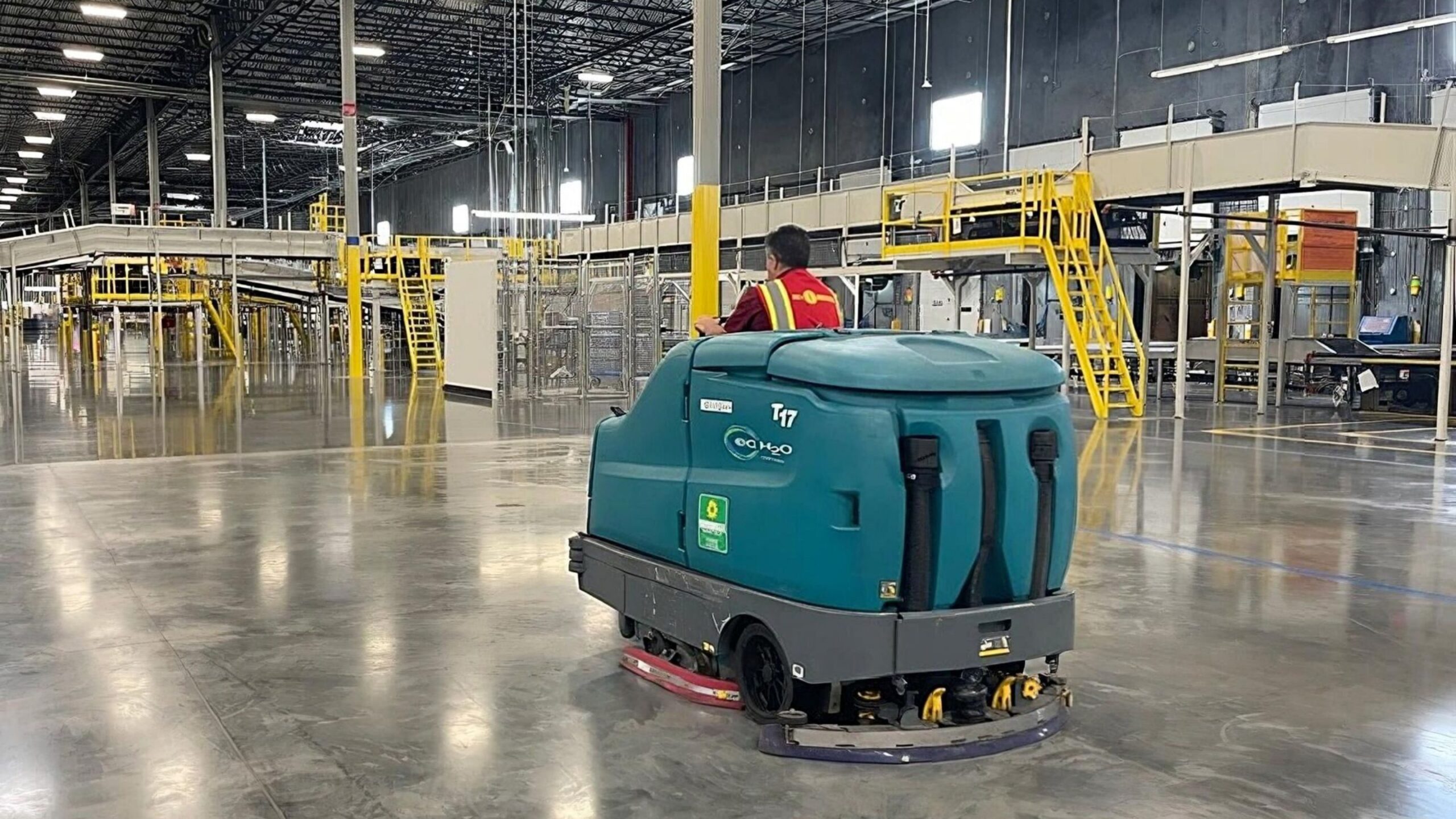 Professional warehouse cleaning services in Atlanta, GA, maintaining clean warehouse floors, storage areas, loading docks, and distribution centers to improve safety, efficiency, and compliance.