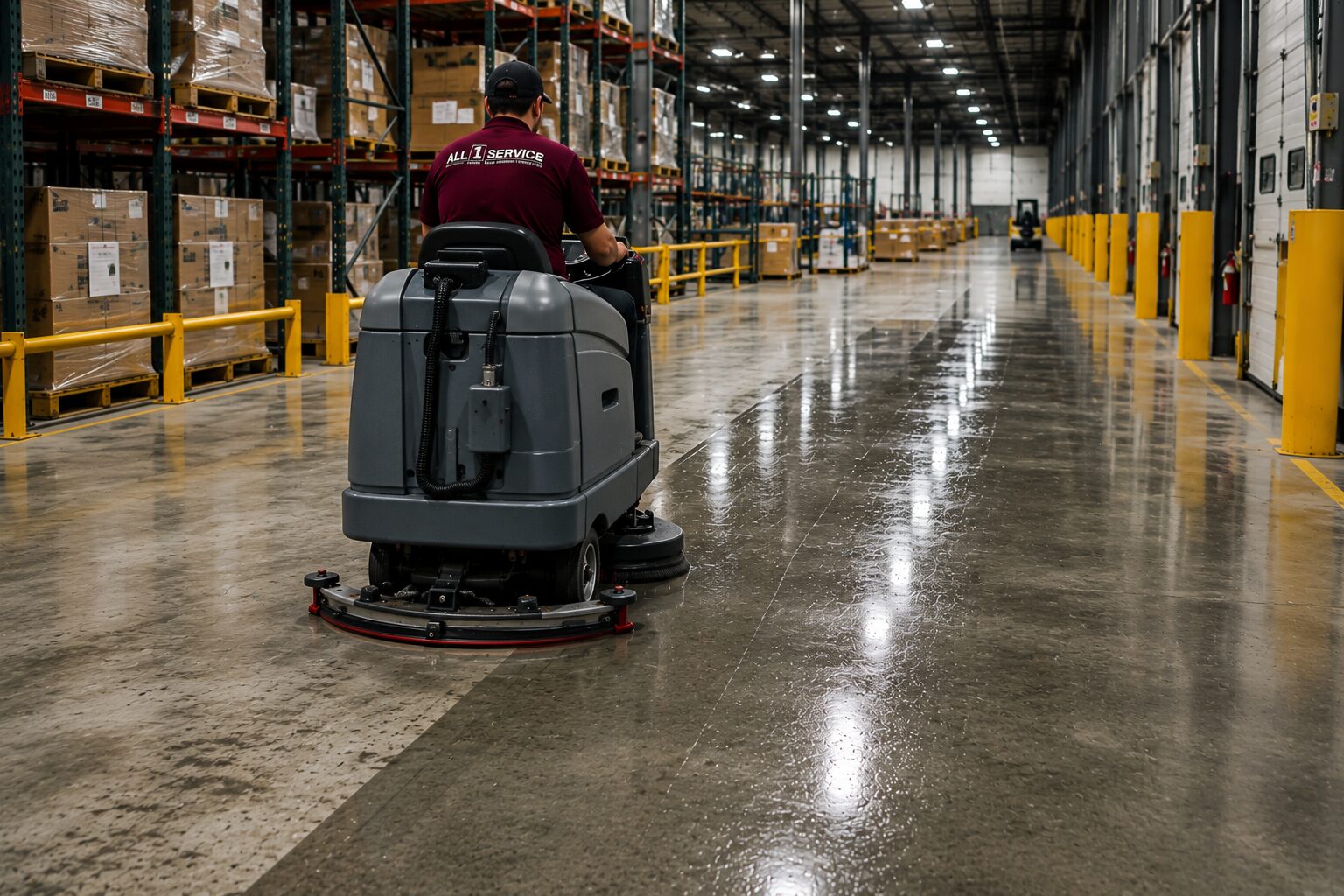 All 1 Service providing customized manufacturing cleaning plans for an Atlanta production facility